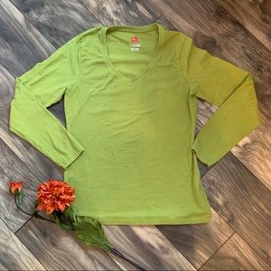 Green Long Sleeve Tee